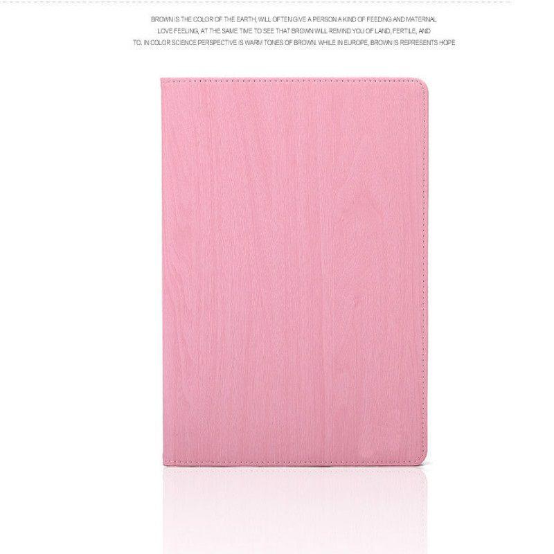 Premium Wood Grain Smart Wake Sleep Stand Flip Case Cover For Apple Ipad 2/3/4 Air Mini With Timeless Retro Design