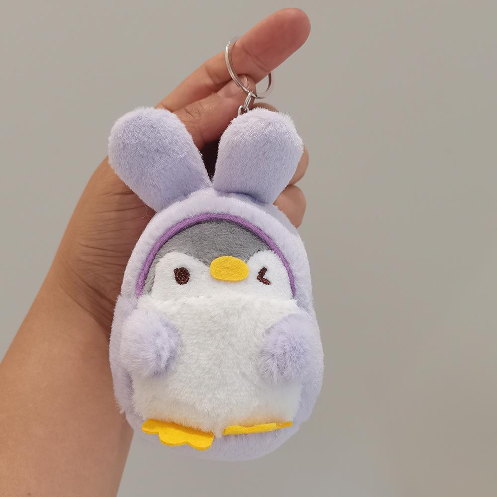 Positive Energy Penguin Plush Doll Pendant Japanese Keychain School Bag Ornament Cartoon Little Doll