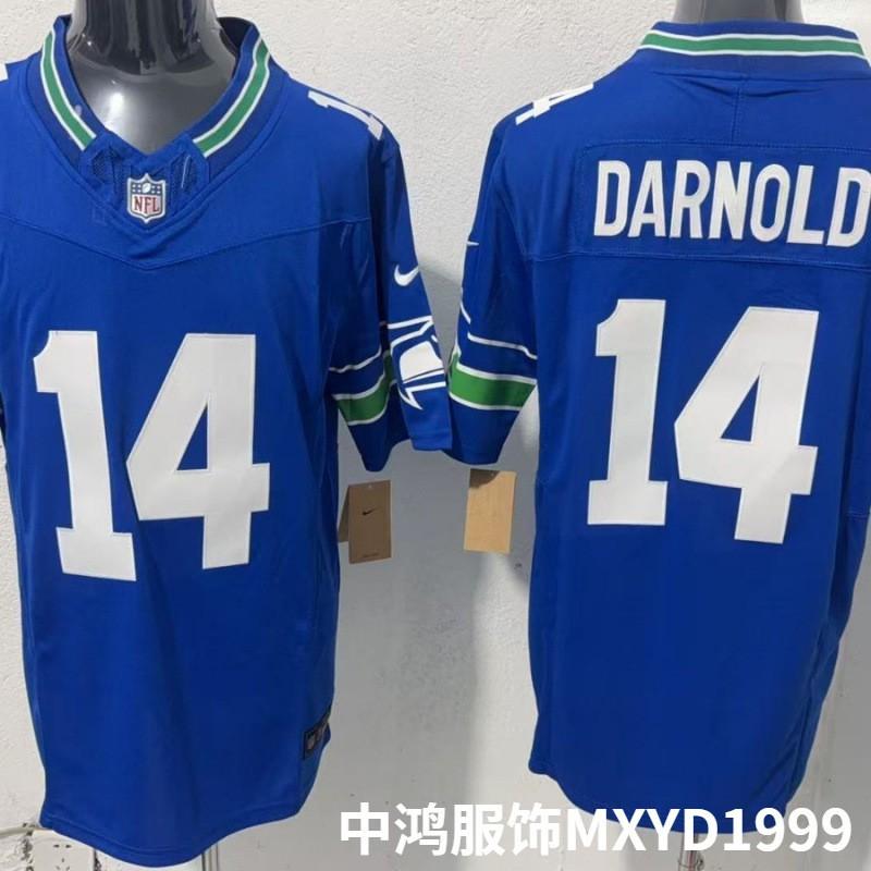 Seattle Seahawks NFL 3rd Gen Embroidered Football Jersey