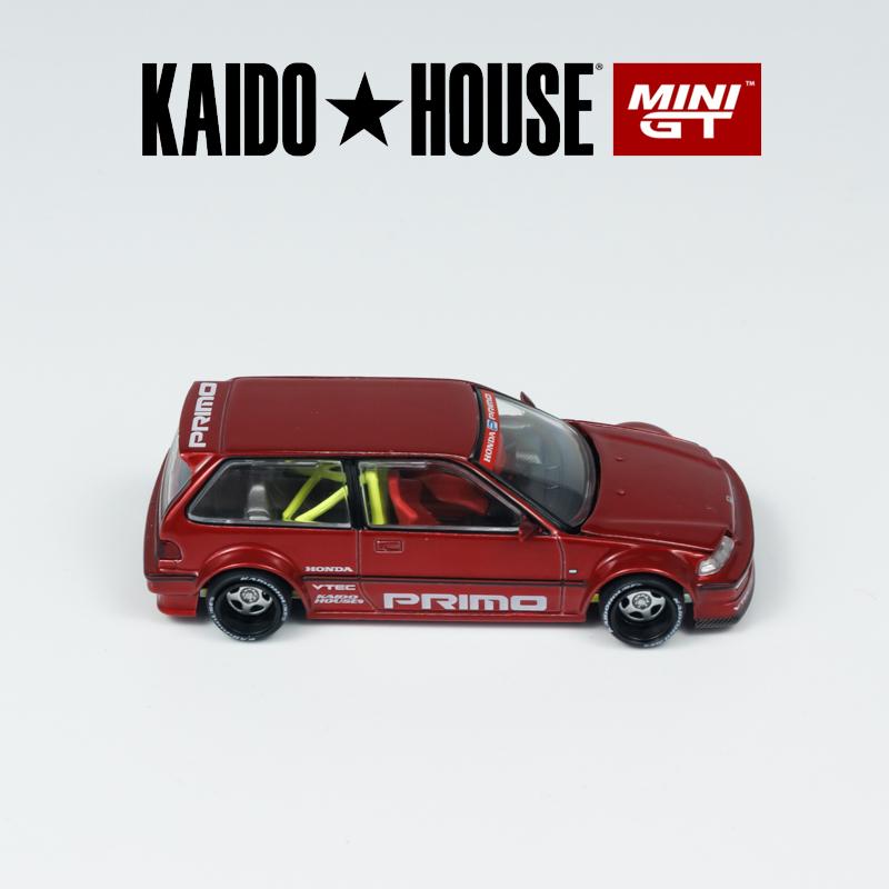 Kaido House MINIGT Honda Civic EF Kaido Works V2 KHMG сплав Модель автомобиля 156