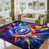 Chelsea FC Design Crystal Velvet Rug Soft Decorative Mat for Bedroom Entrance