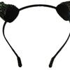 Cloth Halloween Hair Hoop Rhinestone Horn Hairpins Fashion Cow Horn Hairband  Friends