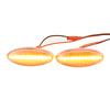 1 Pair LED Car Dynamic Side Marker Blinker Light For Toyota Yaris COROLLA Auris Mk1 E15 RAV4 Mk3 Etios Scroll Turn Signal Lamp