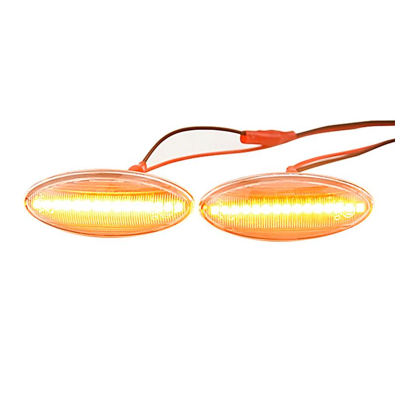 1 Pair LED Car Dynamic Side Marker Blinker Light For Toyota Yaris COROLLA Auris Mk1 E15 RAV4 Mk3 Etios Scroll Turn Signal Lamp