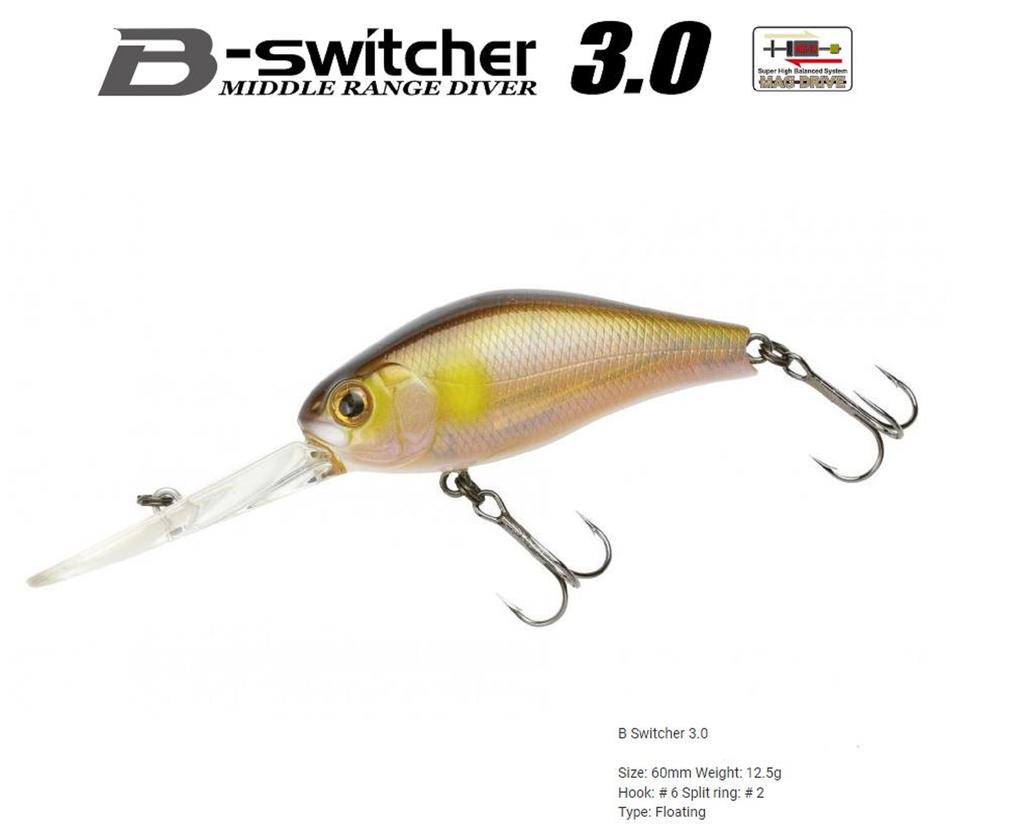 ZipBaits Плавающая приманка B Switcher 3.0 60 мм 983 (7412)