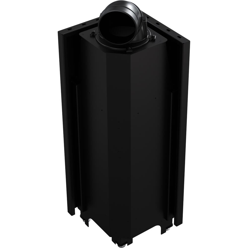 Стальной камин KRATKI MBN правый 10 кВт Ø 200