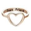 Кольцо BFF 2026 года для подростка, милое, в стиле аниме, парное, открывающееся кольцо для женщины, мужчины, украшение, подарок другу на день рождения, на вечеринку