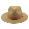 Male And Female Gender-Neutral Sunshade Straw Hat Fashion Sunscreen Uv Protection Straw Panama Top Hat