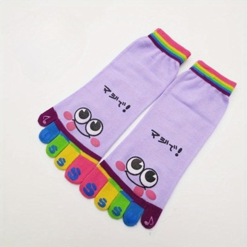 Five Finger Toe Socks New Cotton Women Sports Low Cut Socks EMA