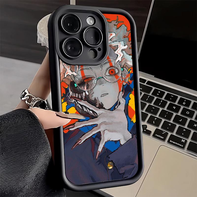Чехол для телефона iPhone 17 Air 16E 15 16 Pro Max D-Dandadans O-Okarun Аниме Чехол 14 Plus 13 12 Mini Мягкий Силиконовый Fundas