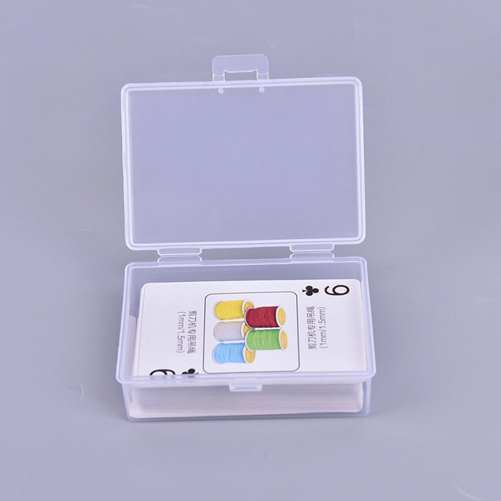 For Pokers Transparent Plastic Boxes Playing Card Box Plastic Storage Case Playing Cards Container