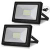 MEIKEE LED Floodlight, Work Light, Sign Light [2022 Improved 2-Pin Plug] 20W Daylight, Fishing Light, Parking Lot Light, Energy Saving, High