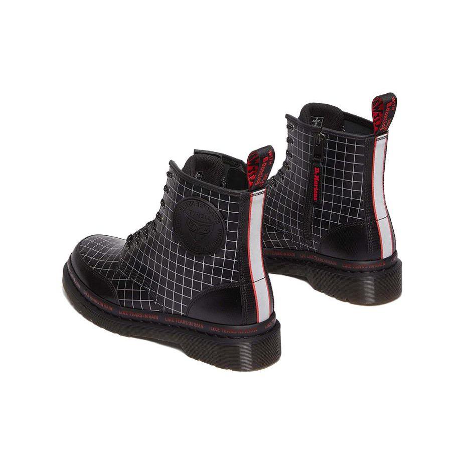 Dr. Martens Ворнер Браззерс. X 1460 WB100 Кожаные Ботинки с Круглым Носком на Шнуровке Мужские ботинки Черные 31748001