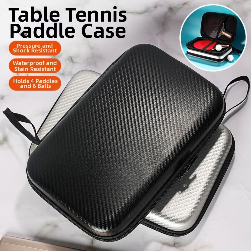 Zipper Closure Table Tennis Racket Case Handbag Style Pingpong Paddle Bag Table Tennis Sports