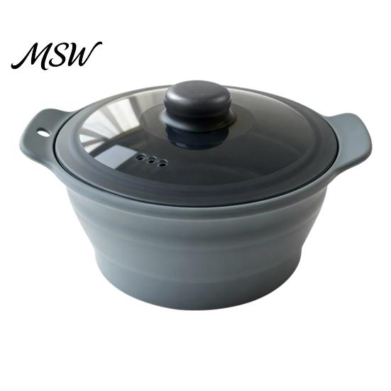 Compact Storage Steamer for Travel Foldable Silicone Microwave Steamer, Collapsible Bowl, BPA Free Steaming Tray Heat-Resistant Food-Grade Cookware