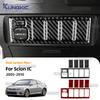 Для Scion tC 2005 2006 2007 2008 2009 2010 Настоящая мягкая наклейка из углеродного волокна LHD Рамка отделки салона переключателя фар автомобиля