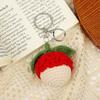 Artificial Crocheted Fruit Keychains Decorative Bags Pendants Gift Accessories