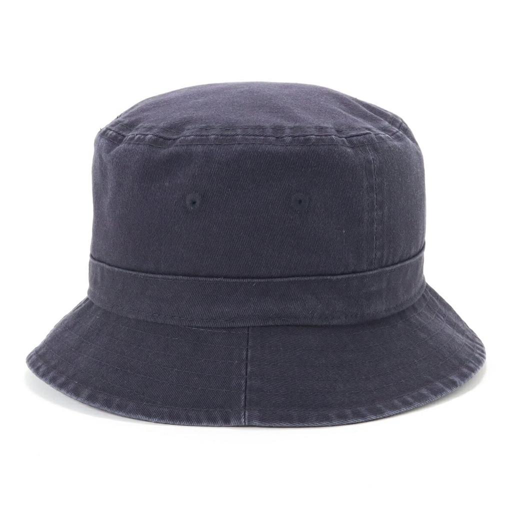 [New Era] Bucket Hat, Washed Cotton, Navy, SM, BUCKET-02 WC NAVY 25J