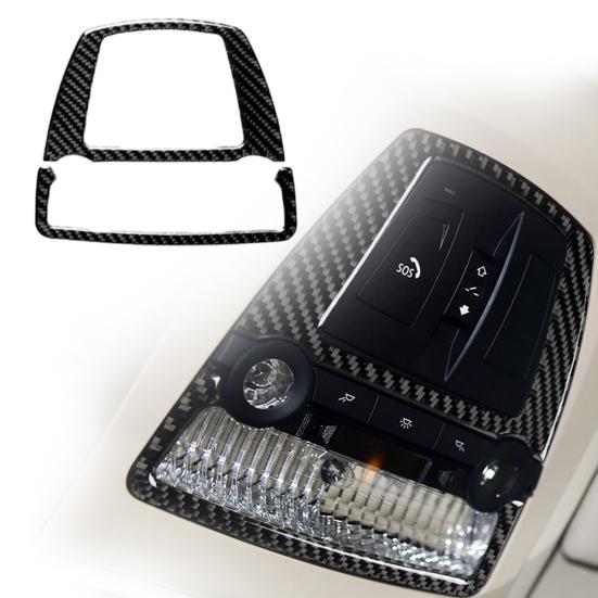 Накладка лампы для чтения из углеродного волокна, внутренняя наклейка для BMW 5 серии F10 5Gt