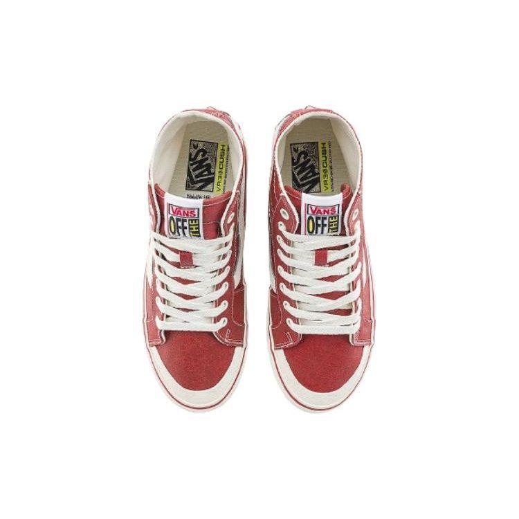 Vans Sk8 Удобные Простые Высокие Кеды для Скейтборда Унисекс Красные VN0A4BX7BJL