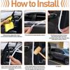 Car Door Edge Guards 65.6Ft 20m Rubber Seal U Shape Door Protection Trim for Cars Trucks SUVs Durable Weatherproof Edge Guards