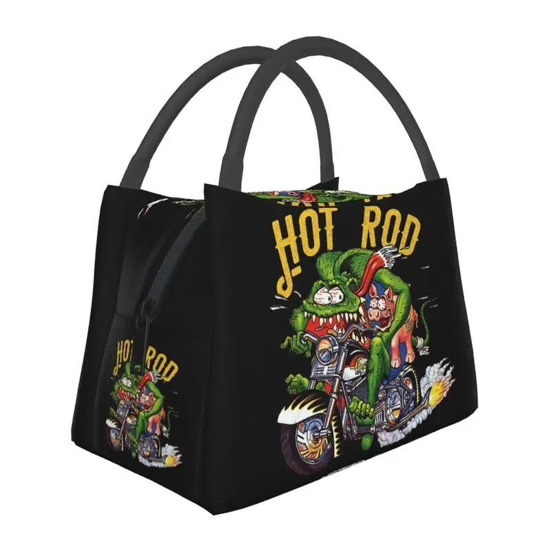 Rat Fink Анимация Аниме Мультфильм Изолированные Ланч-Бумы для Женщин Герметичный Термо-Охладитель Ланч-Бокс Офис Пикник Путешествия