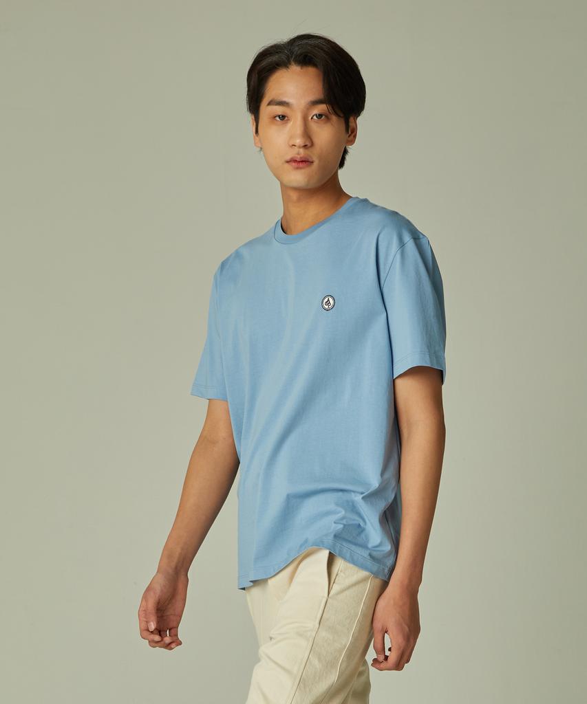 AGENT PEEK Agp Logo T-Shirt Sky Blue