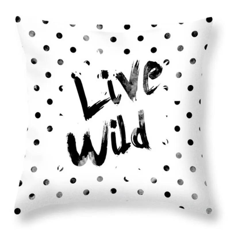 Luxury Home Decor Pillow Cover Car Living Room Sofa Cushion Cover Abstract Simple Stripe Print Pattern Cushion Cover