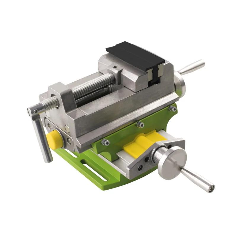 3-дюймовые тиски с крестообразными направляющими, тиски, составной стол, рабочий стол, скамейка из сплава Alunimun, корпус для фрезерования, сверления