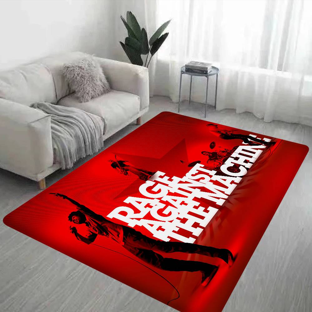 Rock Band Rage Against The Machine Room Mats Retro Multiple Choice Living Room Kitchen Rug Non-Slip Welcome Rug