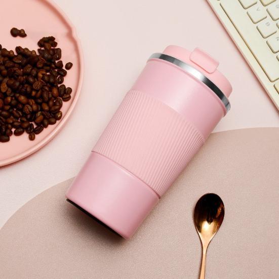 Mug Stainless Steel Leakproof Insulated Cup with Lid Hot Cold Drinks Tumbler Reusable Thermal Cup