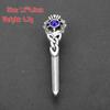 Scottish Thistle Celtic Knot Brooch Pin