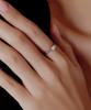 Helene Jewelry Серебряное кольцо 925 пробы 'Половинка сердца' с фианитами (Тип Б)
