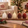 Paraffin Wax Christmas LED Candle Lights Electric Lights Fake Candles  Christmas Ornaments