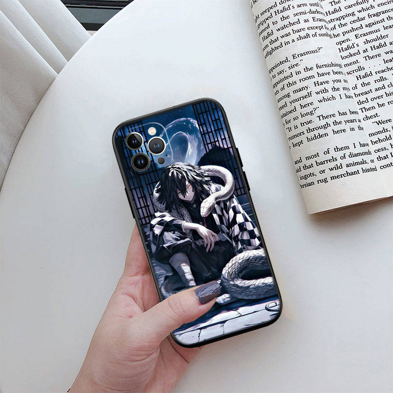 Чехол для телефона ED17 Demon Slayer для iPhone 6 6s 7 8 11 12 13 14 15 XS Pro Max XR X SE Samsung S20 S21 S22 S23 S24 FE Ultra Plus Lite S21S A55