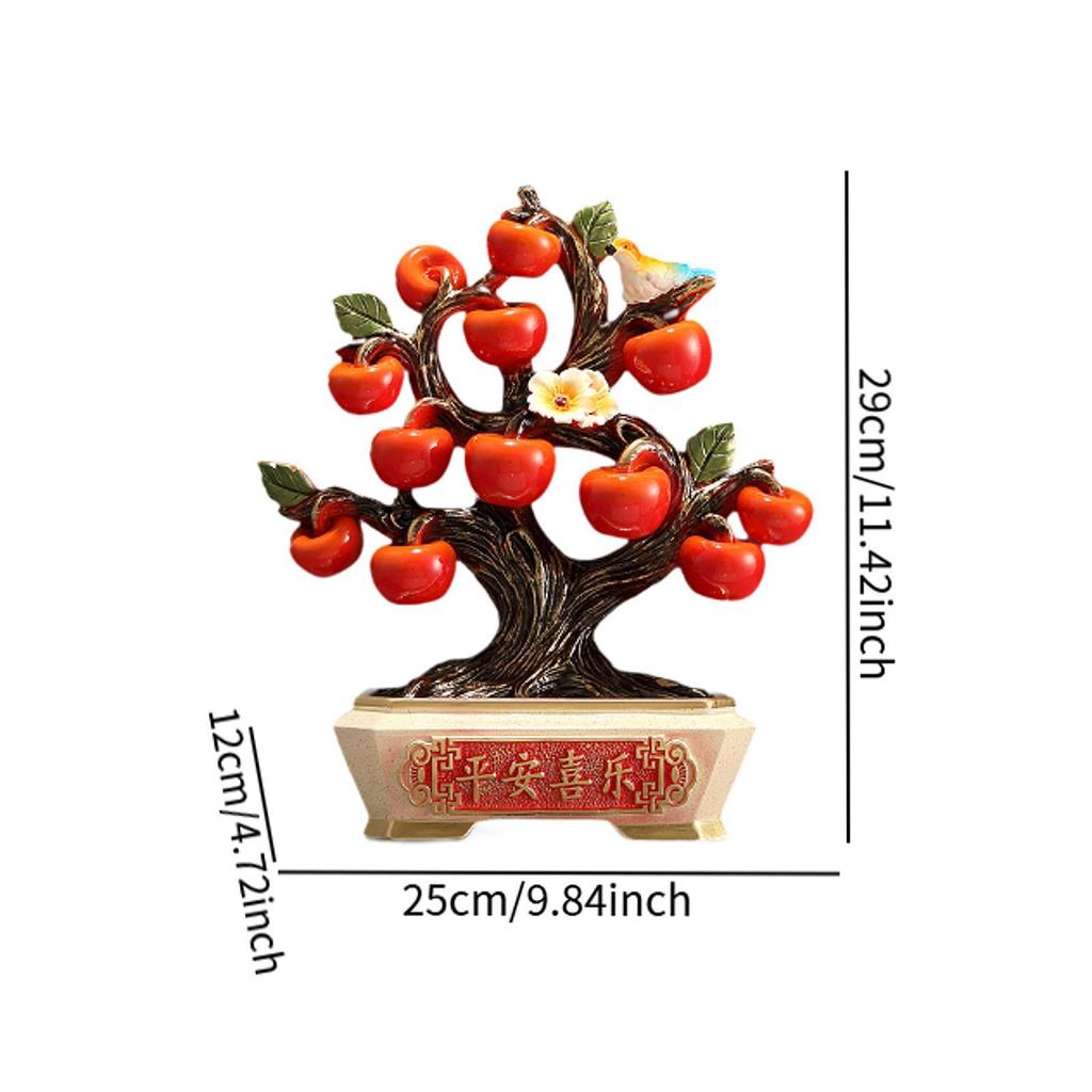 Статуэтка яблони, смола, centerpiece для стола, коллекция, настольное украшение для прихожей, свадьбы, Праздника Весны, рабочего стола, дома