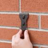 4pcs Sliding Design Brick Hanger Clip Metal Construction Brick Wall Hanger  Outdoor Use