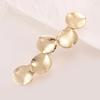 Korea Simple Metal Hairpins for Women Hollow Star Heart Shape Hair Clips Gold Color Hairgrip Hair Accessories