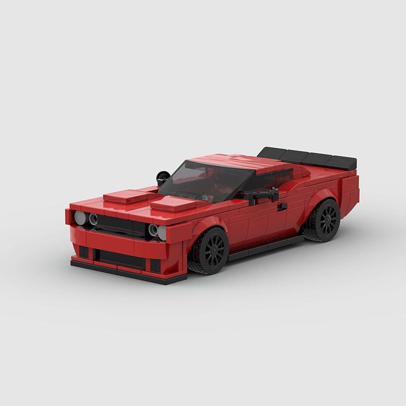 MOC Ретро Гоночный Автомобиль Кирпичики Скоростные Машины Технические Строительные Блоки DIY Набор City Friends Детские Игрушки Креативные Подарки для Мальчиков Девочек