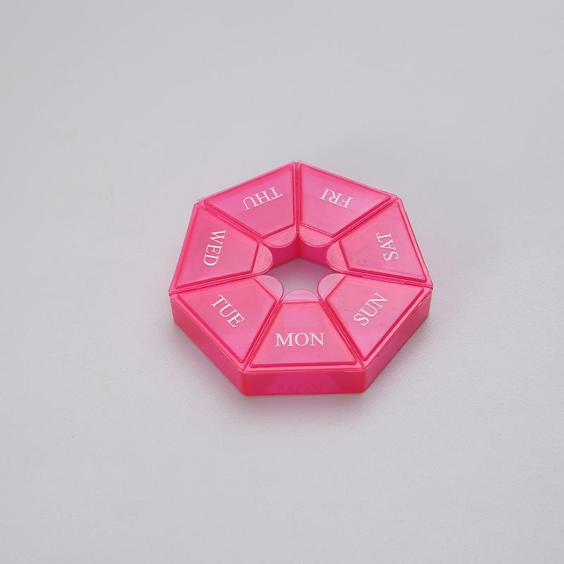 7 сеток, портативный еженедельный чехол для таблеток, коробка для хранения, контейнер, мини-органайзер для лекарств, дозатор для планшетов, разветвители, предотвращают забывание