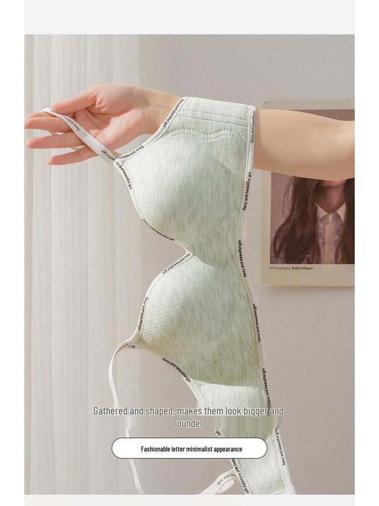 Бесшовный бюстгальтер пуш-ап для женщин: Толстый наполнитель, без косточек, боковая поддержка, против провисания для увеличения маленькой груди