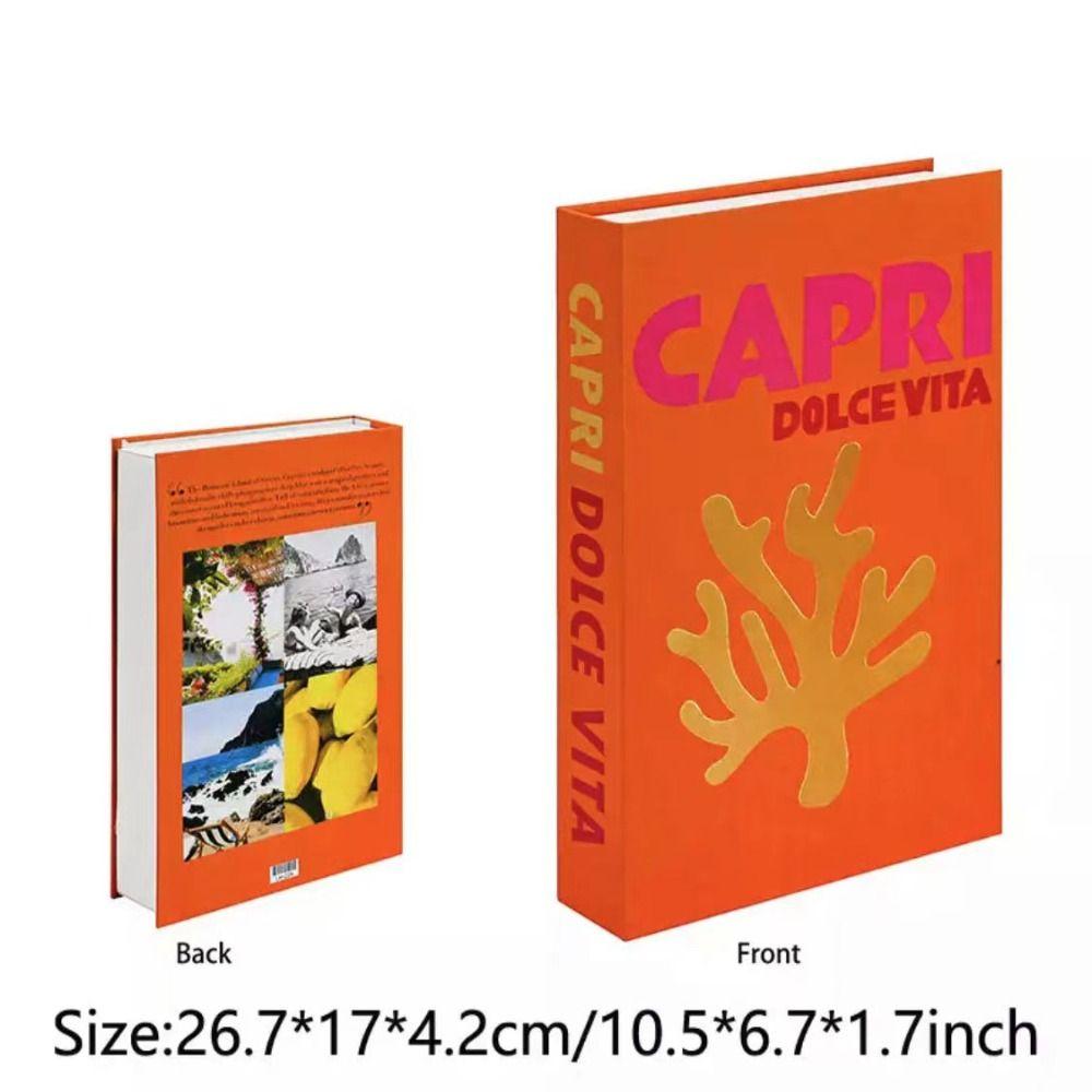 Украшение комнаты Художественная атмосфера Опора Книги Модель Коробка для хранения книг Моделирование книги Поддельные книги