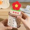 Date Rotatable Plant Pot Perpetual Calendar Reusable Creative Calendar Decoration  Bedroom
