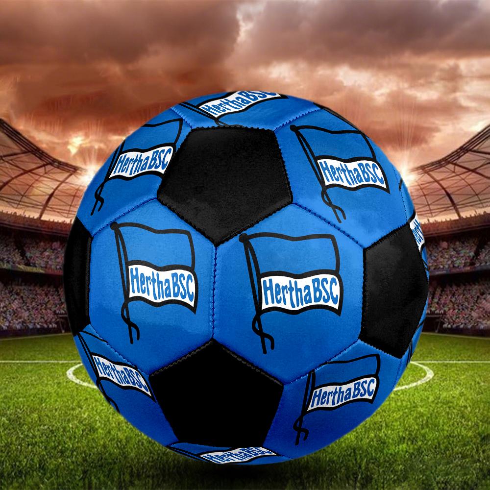 РАЗМЕР 5 Футбольный мяч Hertha BSC Цветной Для всех возрастов Машинная строчка ПВХ Готов к соревнованиям Прочный Высокий отскок