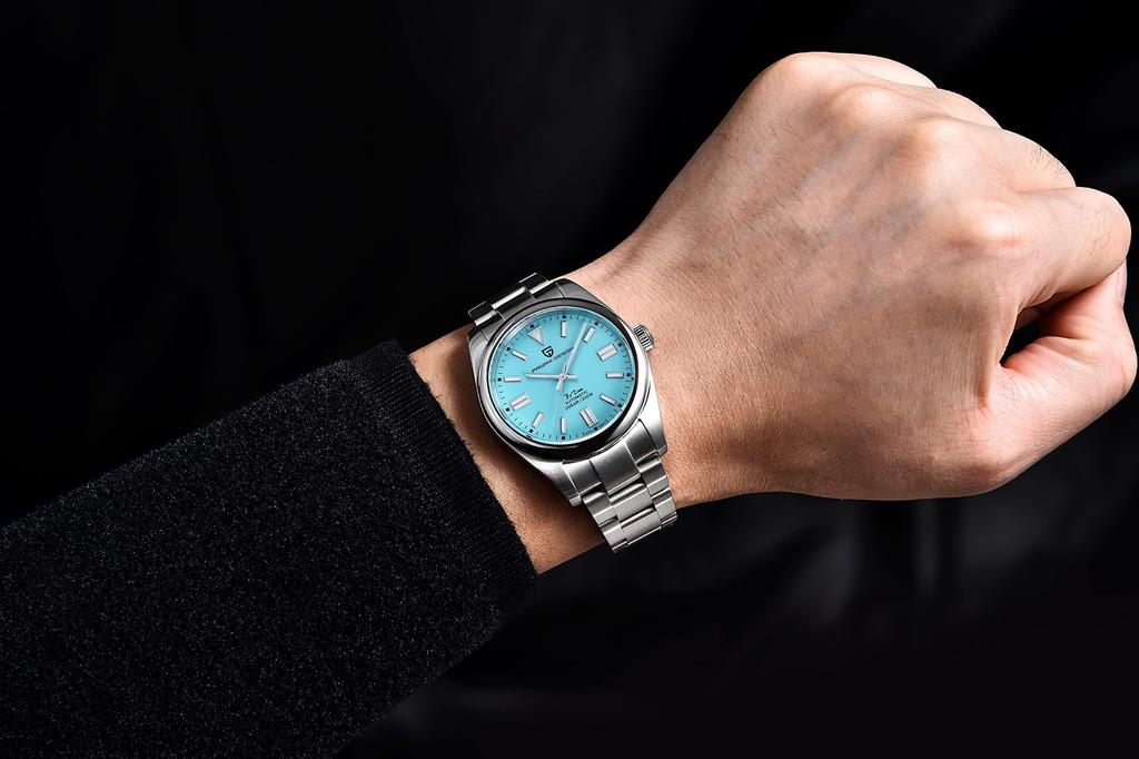 Мужские часы Pagani Design, Сделано в Японии, Автоматический механизм SEIKO, Oyster Perpetual, Водонепроницаемый корпус, Керамический безель, Деловые/Рабочие Классические часы,