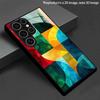 Чехол для телефона с 2D-рисунком для Samsung S26 S25 S24 S23 S22 S21 S20 A55 A54 Защитная крышка из закаленного стекла