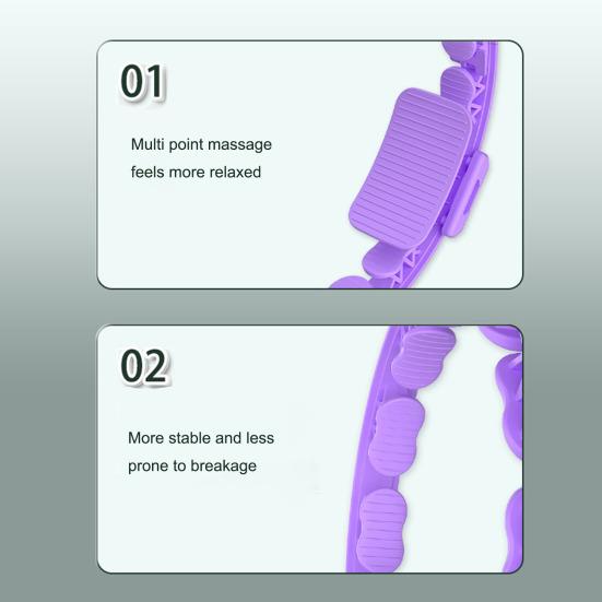 Smart Weighted Fitness Hoop with Counter Adults Weight Loss Fat Burning Waist Toning Fitness