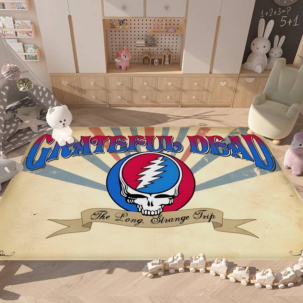 G-Grateful D-Dead Entrance Door Mat Nordic Style Home Doormat Bathroom-Toilet Mats Bedroom Hotel Decor Mat