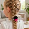 Non Slip Spider Hair Clips Halloween for Girls Women, Cute Furry Barrettes, Handmade Decor Tinsel Fluffy Pom Accessory Parties Cosplay Accessories