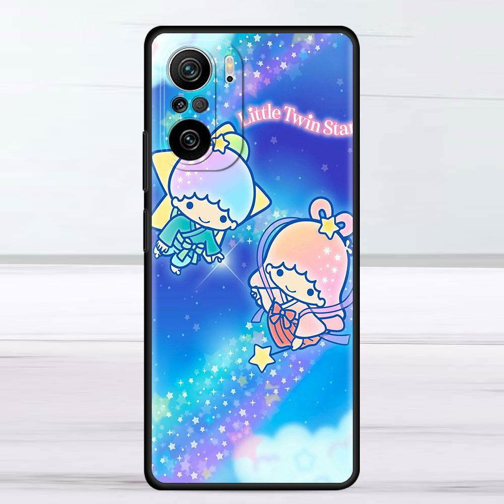 Милый чехол LittleTwinStars для Xiaomi Redmi Note 111 9S 10 9 8 7 9A 9C 9i K40 8T 10C 9T K50 силиконовый чехол для телефона